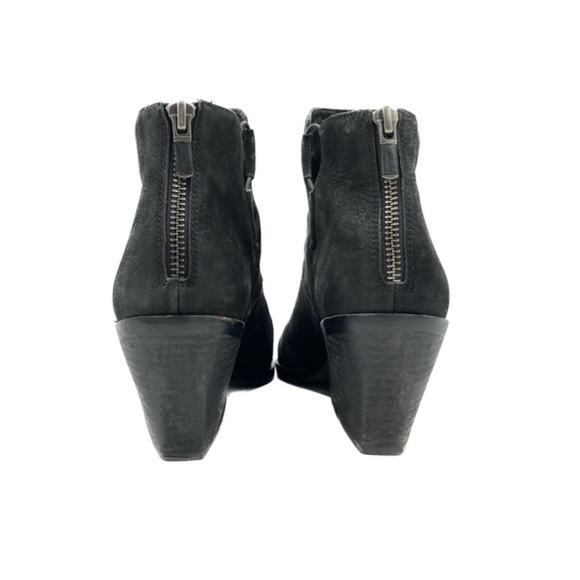 Eileen Fisher Black Leather Tote Ankle Bootie Boots Size 8.5 - Picture 3 of 10